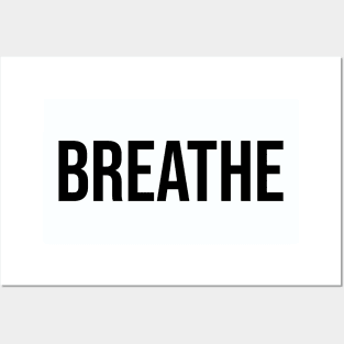 Breathe Yoga and Meditation Posters and Art
